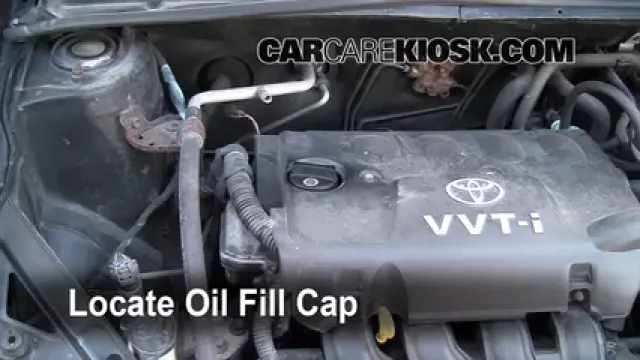 2001 Toyota Echo 1.5L 4 Cyl. (4 Door) Oil Add Oil